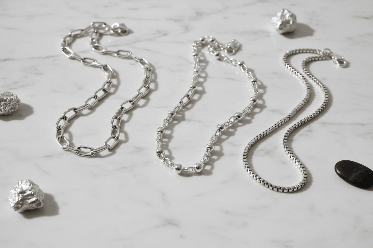 Come scegliere una collana d'argento uomo: guida completa - Gioielleria CM Silver Jewels