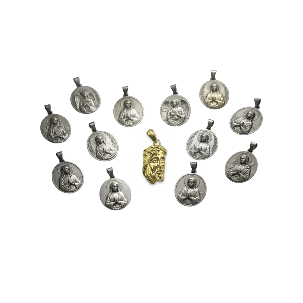 Religioso Medaglie in Argento 925: Stile Raffinato e Significato Autentico - Gioielleria CM Silver Jewels