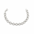 Bracciale in Argento 925 Maglia Rolo – 19,5 cm | CM Silver Jewels