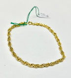 Bracciale a Torchon in Oro 18k (750) – 19 cm, 1,74 g | CM Silver Jewels