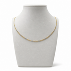 Collana Girocollo Bicolore in Oro 18 Carati – 50 cm | CM Silver Jewels