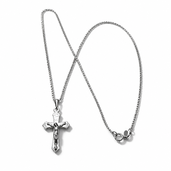 Collana in Argento 925 con Crocifisso 45 cm | CM Silver Jewels