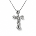 925 Sterling Silver Necklace with Intertwined Cross 45 cm | CM Silver Jewels