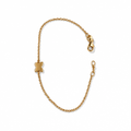 18 kt Rose Gold Bracelet with Butterfly 17.5 cm | CM Silver Jewels
