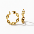 Orecchini in Oro 750 (18k) – 40 mm | CM Silver Jewels