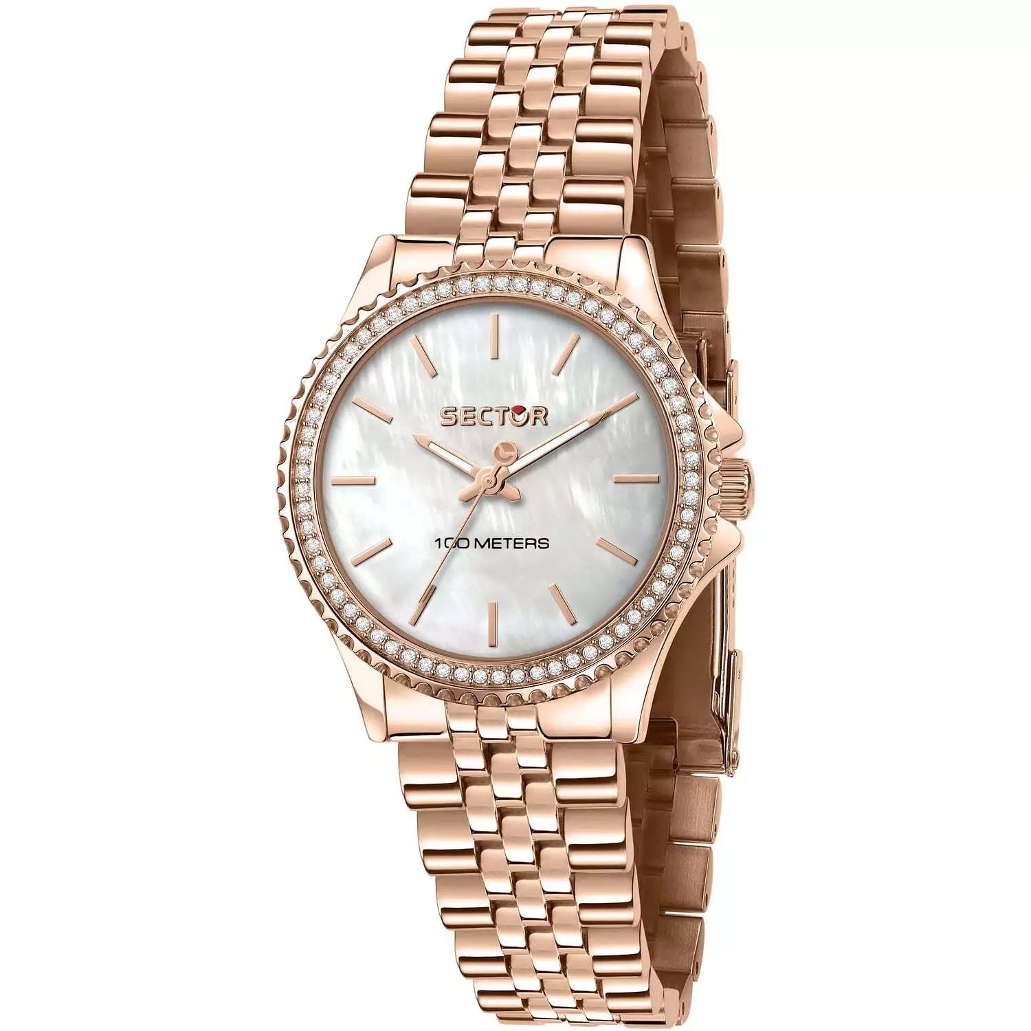 Orologio Donna SECTOR 230 R3253161537 Bracciale Acciaio Rosè Bianco Spedizione Gratuita - Gioielleria CM SILVER & JEWELS