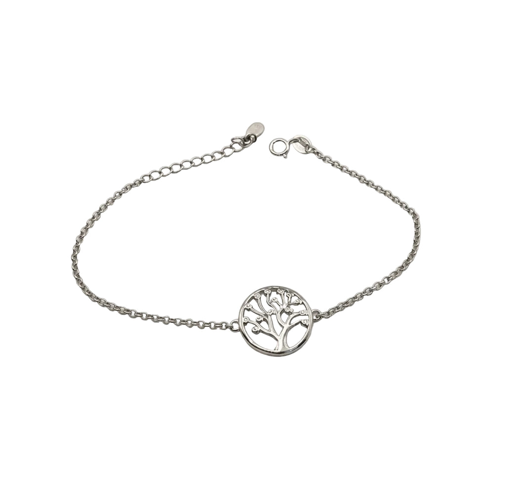Bracciale Donna in Argento 925 con Albero della Vita – 19 cm Regolabile | CM Silver Jewels