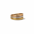 Fascia in Oro 3 Colori 18 Carati – Misura 15 | CM Silver Jewels