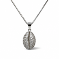 Collana in Argento 925 con Ciondolo Chicco di Caffè – 45 cm | CM Silver Jewels