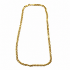 18k Gold Plated Figaro Chain – 60 cm | CM Silver Jewels