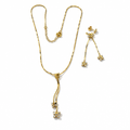 Set Collana e Orecchini in Argento 925 con Farfalle Bicolore | CM Silver Jewels