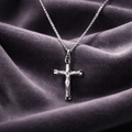 Collana con Ciondolo Croce in Argento 925 – Catena 50 cm | CM Silver Jewels