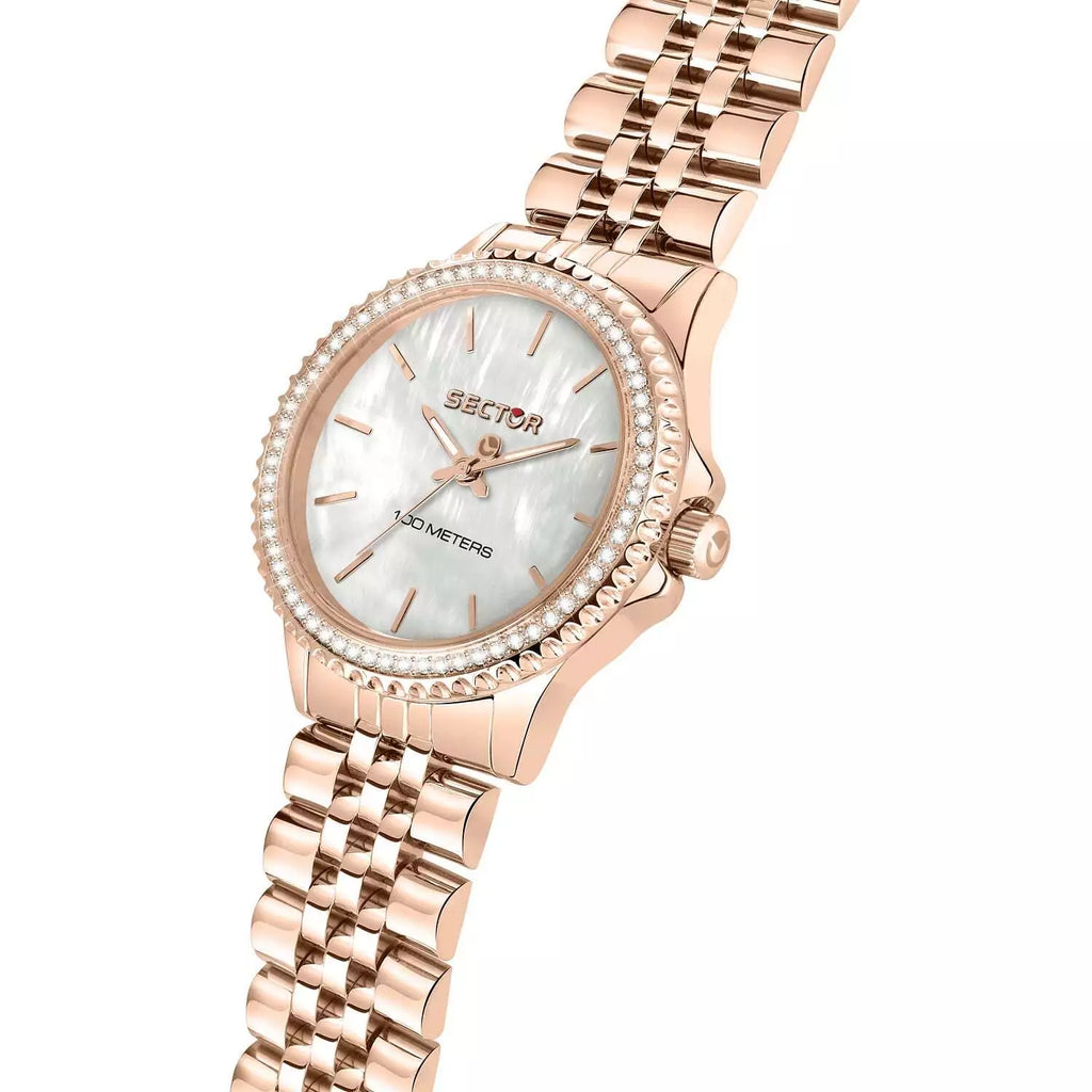 Orologio Donna SECTOR 230 R3253161537 Bracciale Acciaio Rosè Bianco Spedizione Gratuita - Gioielleria CM SILVER & JEWELS