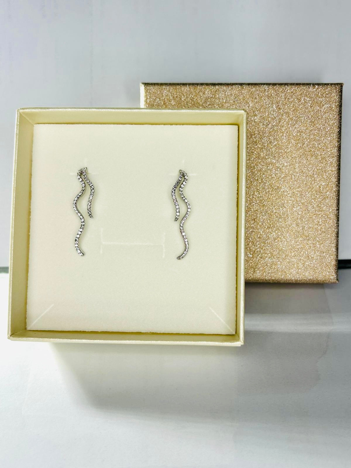 Orecchini da Sposa in Argento 925 con Zirconi – Eleganza e Raffinatezza