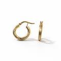 750 gold earrings