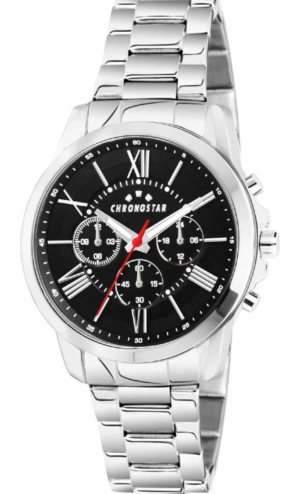 SPORTY Montre Homme Multifonction en Alliage, PVD argent, acier - R3753271004