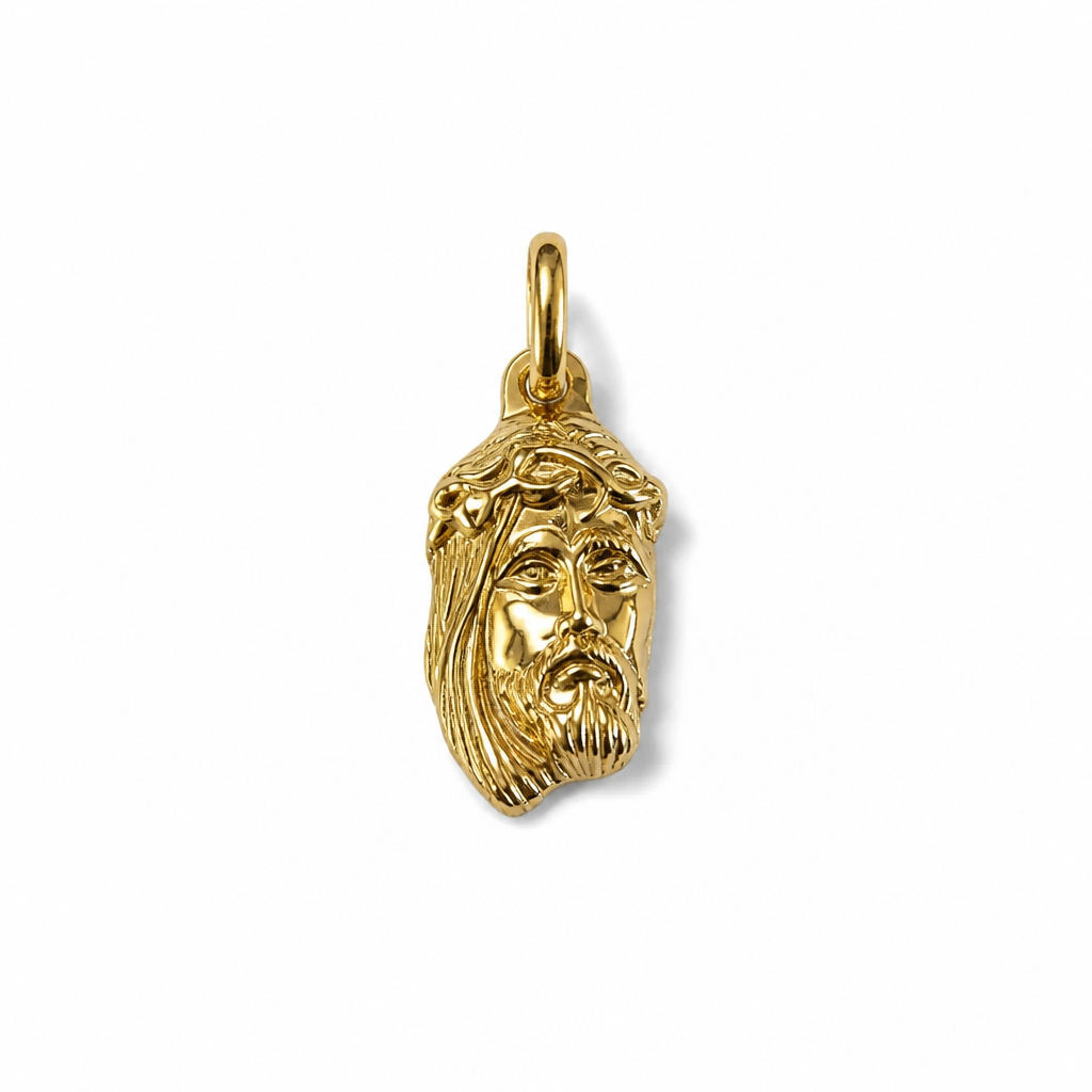 Medaglia Cristo in Oro 18 Carati – 2,5 cm | CM Silver Jewels