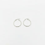 Orecchini Creole in Argento 925 con Profilo Ondulato – 2,5 cm | CM Silver Jewels