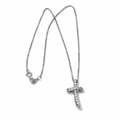 Collana Veneziana in Argento 925 con Croce Luminosa 45 cm | CM Silver Jewels
