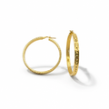 24 kt gold-plated 925 sterling silver hoop earrings