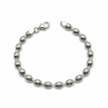 Bracciale in Argento 925 con Perline Coccinella – 19 cm | CM Silver Jewels