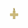 Pendentif Croix Grecque en Argent 925 Plaqué Or Jaune – 30 mm | CM Silver Jewels