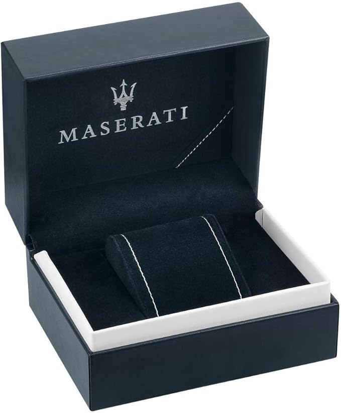 Orologio Uomo Maserati STILE Cronografo in Acciaio, Quadrante Nero, 45mm – R8873642004 | CM Silver Jewels
