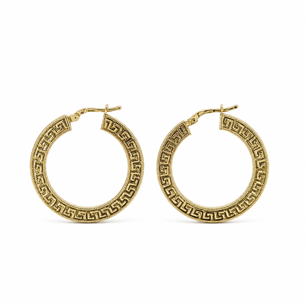hero orrecchini greca in oro 18 kt
