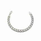 Bracciale in Argento 925 Maglia Scatolata – 19 cm | CM Silver Jewels