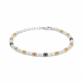 Bracciale in Argento 925 con Rondelle Multicolor – Lunghezza 17-20 cm | CM Silver Jewels