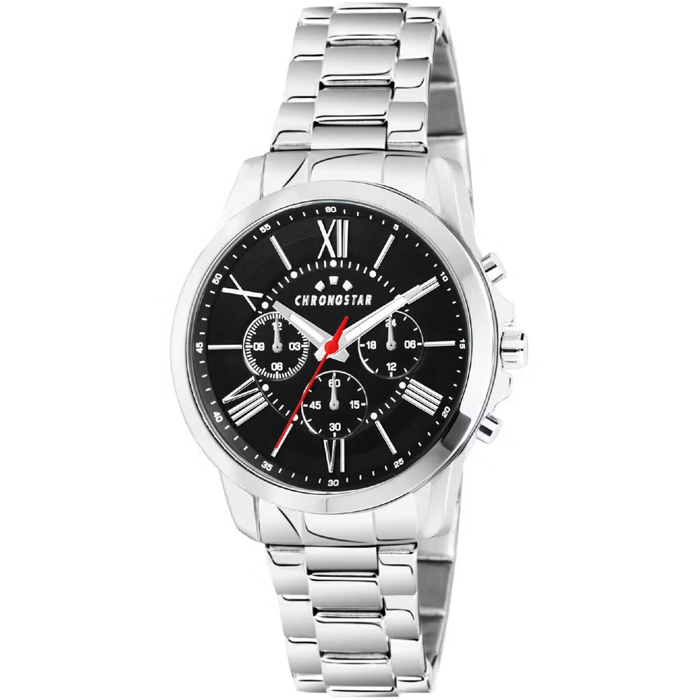 SPORTY Montre Homme Multifonction en Alliage, PVD argent, acier - R3753271004