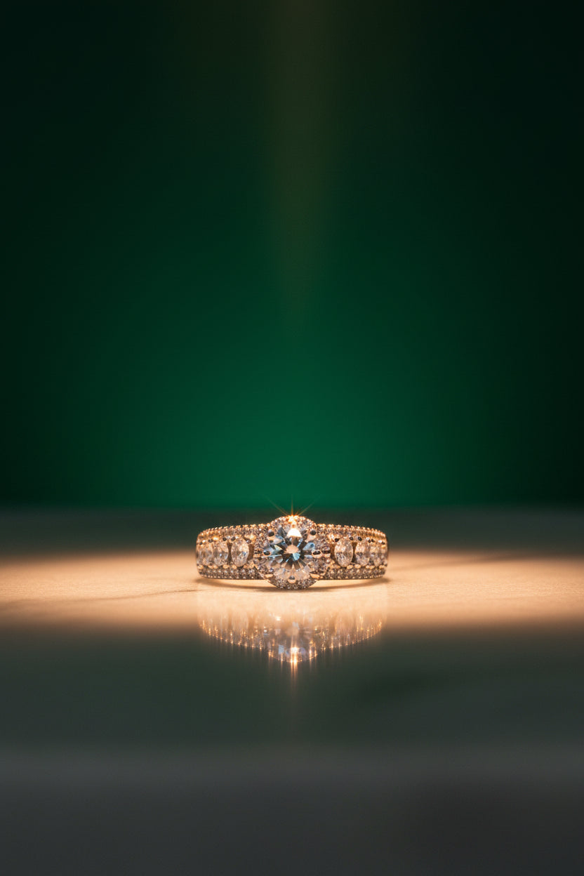 Anello da Donna in Argento 925 con Zirconi Brillanti – Design Elegante e Luminoso - Gioielleria CM SILVER & JEWELS