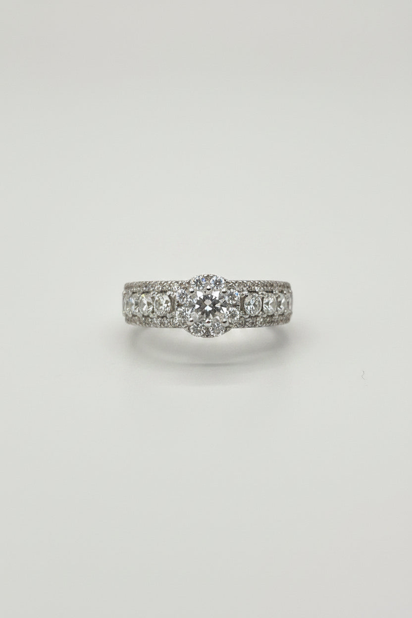 Anello da Donna in Argento 925 con Zirconi Brillanti – Design Elegante e Luminoso - Gioielleria CM SILVER & JEWELS