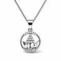 Collana in Argento 925 con Ciondolo Foglie d'Acero – 45 cm | CM Silver Jewels