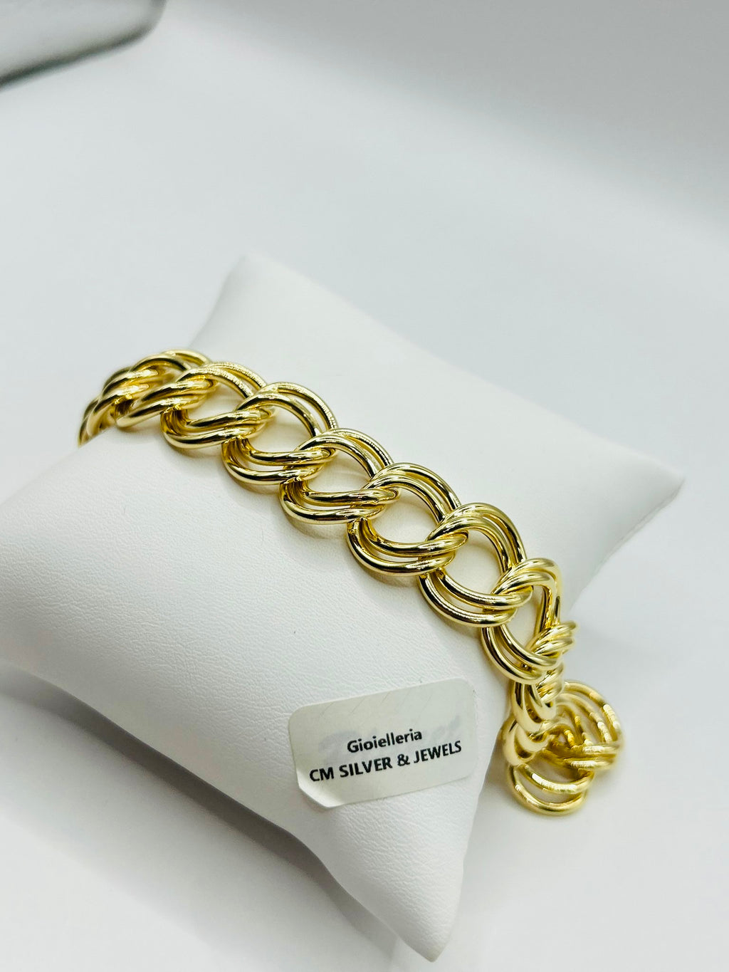 Bracciale in Argento 925 Placcato Oro 18 Carati – Eleganza senza Tempo