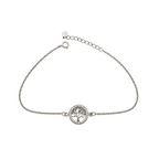 Bracelet Femme en Argent 925 Arbre de Vie avec Zircons – 20 cm Réglable | CM Silver Jewels