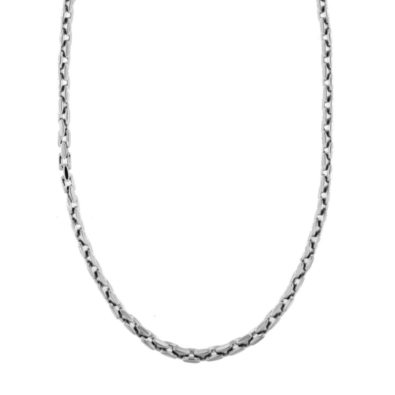 Collana Uomo in Acciaio con Maglia a Catena – 45 cm | CM Silver Jewels