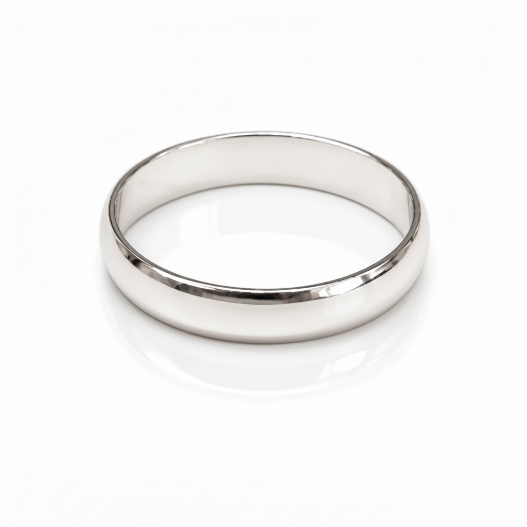 Fede modello classico in Argento 925 – Elegante e Sobrio – Misura da 10 a 30 (Copia)