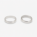 Fede modello classico in Argento 925 – Elegante e Sobrio – Misura da 10 a 30 (Copia)