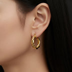 Orecchini a Cerchio Lisci in Argento 925 | CM Silver Jewels