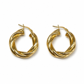 Orecchini a Cerchio Lisci in Argento 925 | CM Silver Jewels