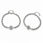 Bracciale Uomo Aqua in Acciaio a Maglia Marina con Timone – 22 cm | CM Silver Jewels