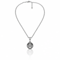 Collana Uomo Aqua con Ciondolo Ancora in Acciaio – 50 cm | CM Silver Jewels