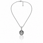Collana Uomo Aqua con Ciondolo Ancora in Acciaio – 50 cm | CM Silver Jewels