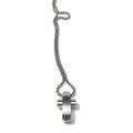Collana Uomo Aqua con Croce in Acciaio – 55/60 cm | CM Silver Jewels