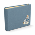 Album Nascita Brera Celeste con Scarpette e Ciuccio 15×20 cm | CM Silver Jewels