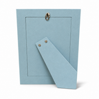 Baby Silver Photo Frame with Light Blue Rabbit 10×15 cm | CM Silver Jewels
