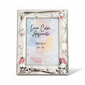 Silver Baby Photo Frame with Pink Rabbit 10×15 cm | CM Silver Jewels