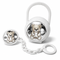 Attache-tétine Caschetto avec ourson en Argent 925 – Cadeau de naissance | CM Silver Jewels