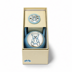 925 Silver Bear Helmet Pacifier Holder – Baby Shower Gift | CM Silver Jewels